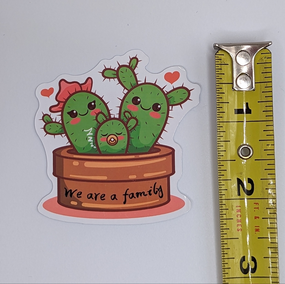 Cactus Family Sticker - Picture 2 of 2